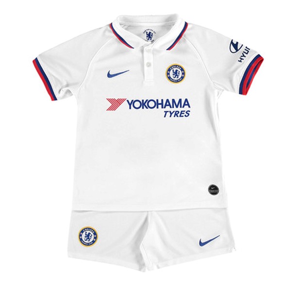 Trikot Chelsea Auswarts Kinder 2019-20 Weiß Fussballtrikots Günstig